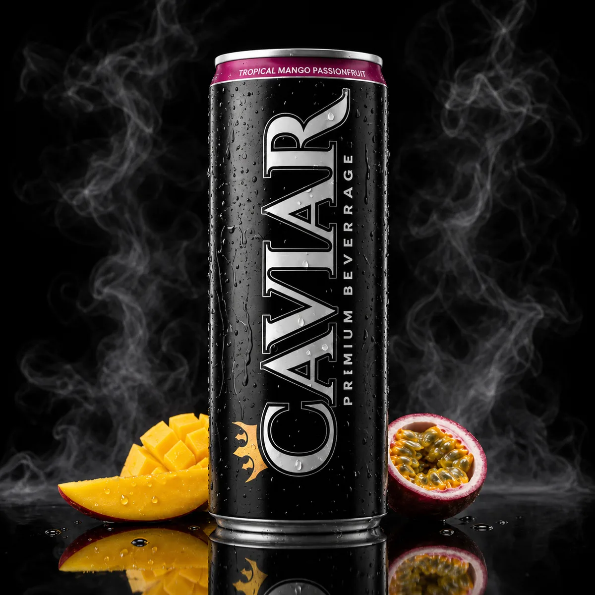 Caviar Sparkling Tropical Mango Passionfruit